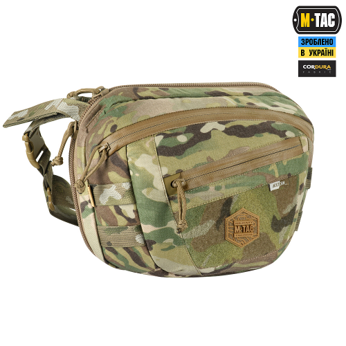 M-TAC СУМКА SPHAERA HARDSLING BAG LARGE З ЛИПУЧКОЮ ELITE MULTICAM