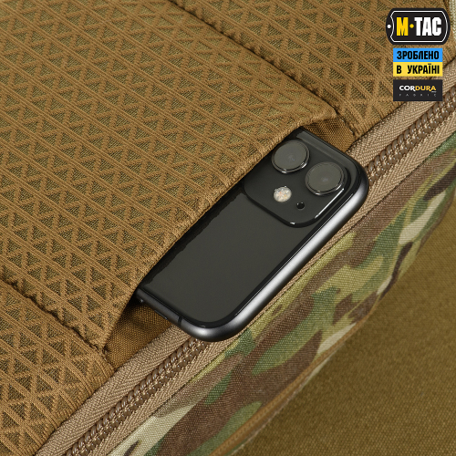 M-TAC СУМКА SPHAERA HARDSLING BAG LARGE З ЛИПУЧКОЮ ELITE MULTICAM