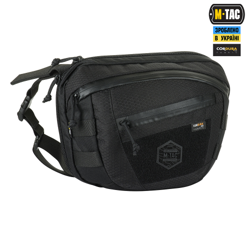 M-TAC СУМКА SPHAERA HEX HARDSLING BAG LARGE С ЛИПУЧКОЙ ELITE BLACK