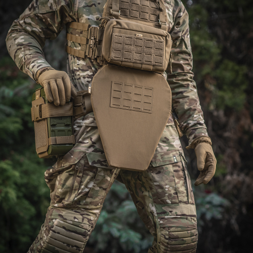 M-TAC ФАРТУК ПРОТИВООСКОЛОЧНЫЙ С БАЛЛИСТИЧЕСКИМ ПАКЕТОМ 1 КЛАСС (FMS) LASER CUT XL COYOTE