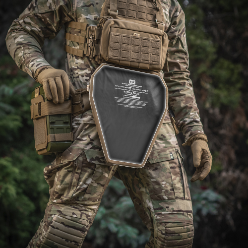M-TAC ФАРТУК ПРОТИВООСКОЛОЧНЫЙ С БАЛЛИСТИЧЕСКИМ ПАКЕТОМ 1 КЛАСС (FMS) LASER CUT XL COYOTE