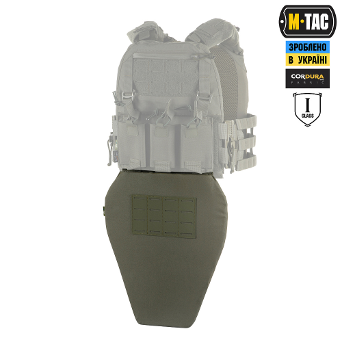 M-TAC ФАРТУК ПРОТИВООСКОЛОЧНЫЙ С БАЛЛИСТИЧЕСКИМ ПАКЕТОМ 1 КЛАСС (FMS) LASER CUT XL RANGER GREEN