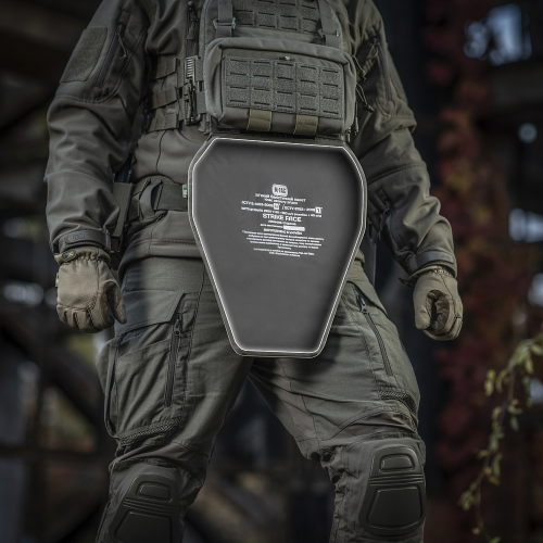 M-TAC ФАРТУК ПРОТИВООСКОЛОЧНЫЙ С БАЛЛИСТИЧЕСКИМ ПАКЕТОМ 1 КЛАСС (FMS) LASER CUT XL RANGER GREEN