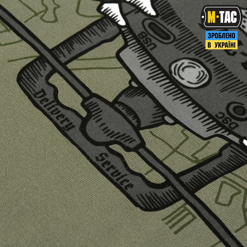 M-TAC ФУТБОЛКА DROHNENFÜHRER LIGHT OLIVE