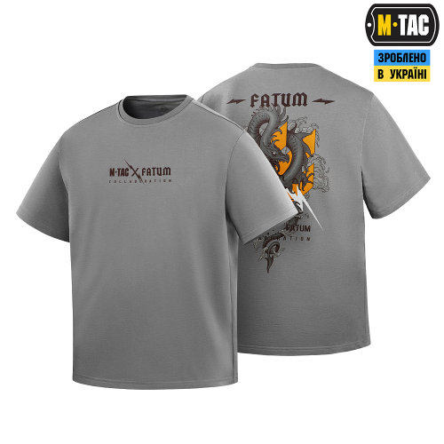 M-TAC ФУТБОЛКА FATUM GROUP LIGHT GREY