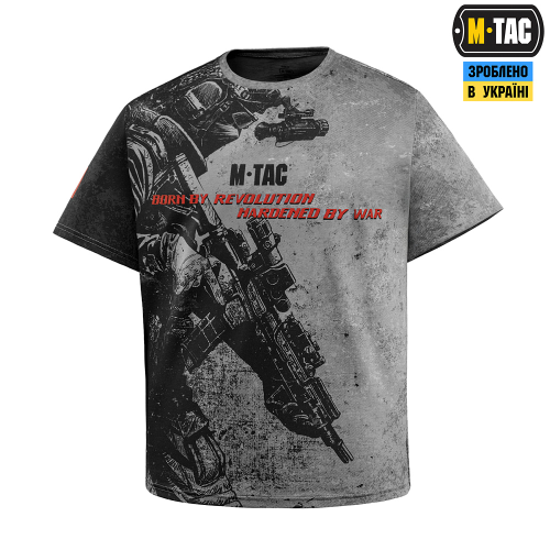M-TAC ФУТБОЛКА WARRIOR 1919 OVERSIZE LIGHT GREY