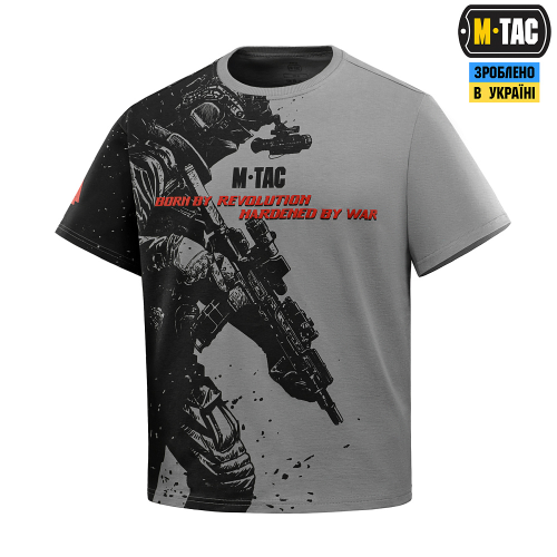 M-TAC ФУТБОЛКА WARRIOR OVERSIZE LIGHT GREY