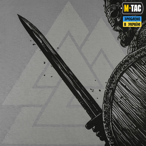 M-TAC ФУТБОЛКА WARRIOR OVERSIZE LIGHT GREY