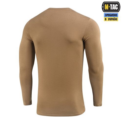 M-TAC ФУТБОЛКА ДЛИННЫЙ РУКАВ 93/7 COYOTE BROWN