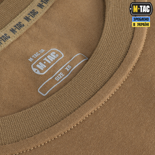 M-TAC ФУТБОЛКА ДЛИННЫЙ РУКАВ 93/7 COYOTE BROWN