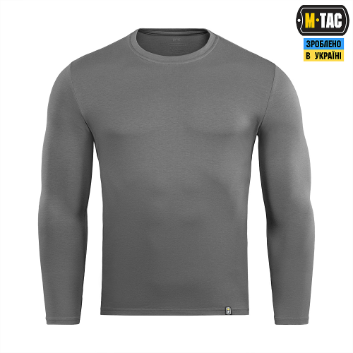 M-TAC ФУТБОЛКА ДЛИННЫЙ РУКАВ 93/7 LIGHT GREY