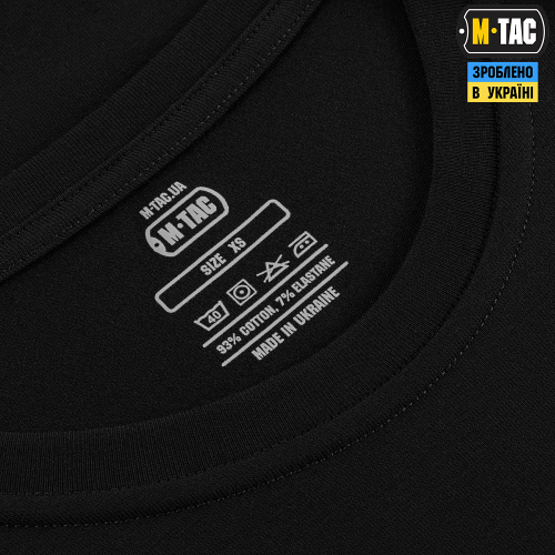 M-TAC ФУТБОЛКА РУБІЖ BLACK