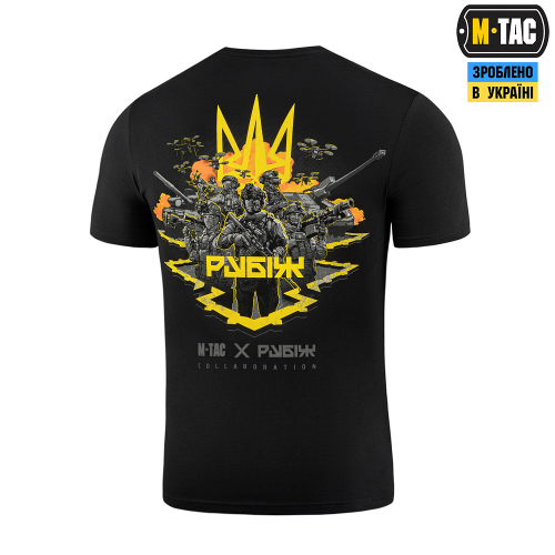 M-TAC ФУТБОЛКА РУБІЖ BLACK