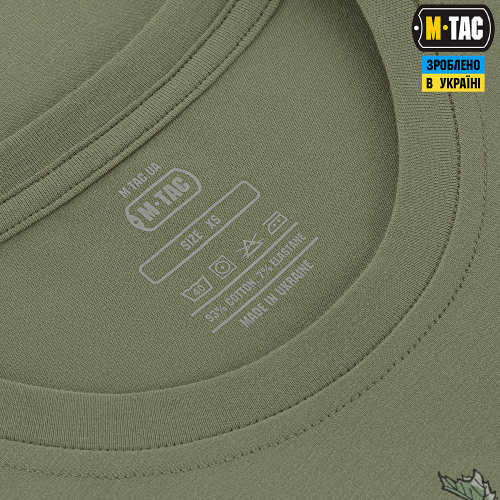 M-TAC ФУТБОЛКА ТРИЗУБ КАЛИНА CAMO LIGHT OLIVE