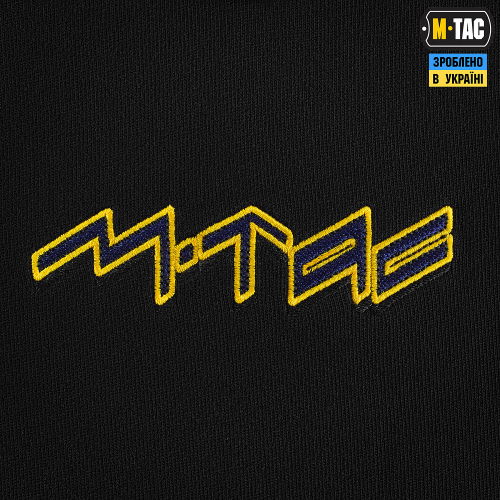 M-TAC КОФТА HOODIE 1223 EMBROIDERY COTTON HARD BLACK