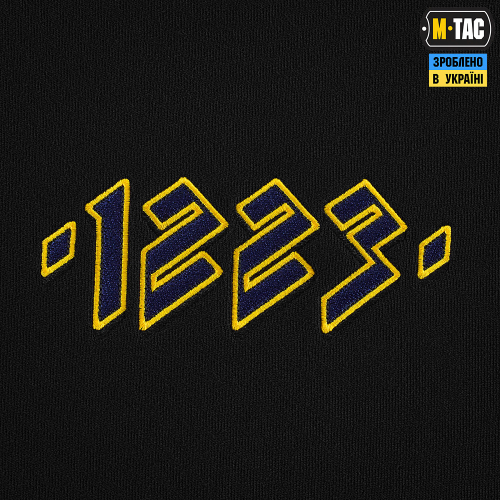 M-TAC КОФТА HOODIE 1223 EMBROIDERY COTTON HARD BLACK