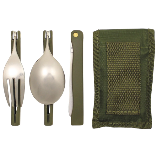 MFH СТОЛОВЫЙ НАБОР CAMPING OLIVE 33573