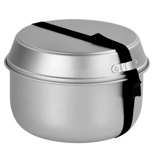 MIL-TEC НАБОР ПОСУДЫ ТУРИСТИЧЕСКИЙ ALU COOK-SET СЕРЕБРИСТЫЙ 14661000
