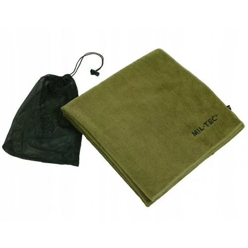 MIL-TEC РУШНИК ВІЙСЬКОВИЙ STURM MICROFIBRE TOWEL 120X60 CM OLIVE 16011111