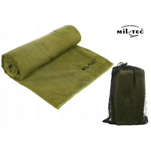 MIL-TEC РУШНИК ВІЙСЬКОВИЙ STURM MICROFIBRE TOWEL 120X60 CM OLIVE 16011111