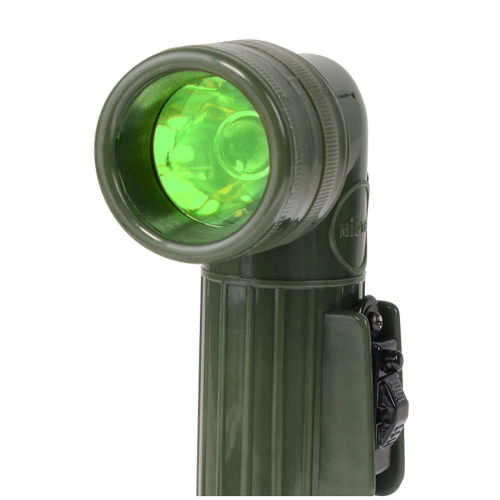 MIL-TEC ФОНАРЬ MEDIUM ANGLEHEAD OLIVE 15141001