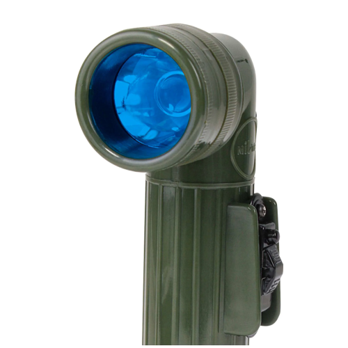 MIL-TEC ФОНАРЬ MEDIUM ANGLEHEAD OLIVE 15141001