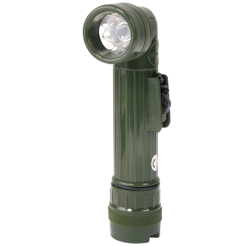 MIL-TEC ФОНАРЬ MEDIUM ANGLEHEAD OLIVE 15141001