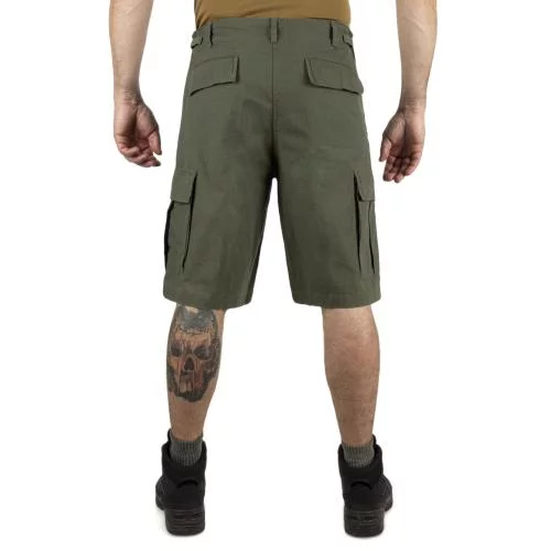 MIL-TEC ШОРТЫ BERMUDA R/S ИСКУССТВЕННО СОСТАРЕННЫЕ OLIVE 11402001