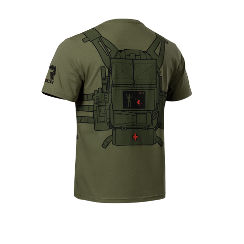 R3ICH ФУТБОЛКА PLATE 5,56 V3 RANGER GREEN