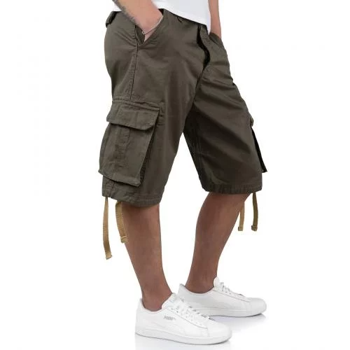 SURPLUS ШОРТЫ VINTAGE SHORTS WASHED OLIVE 07-5596-01