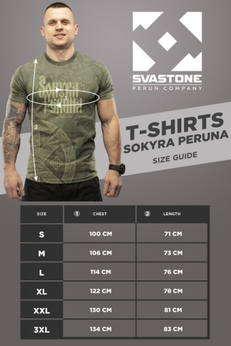 SVASTONE ФУТБОЛКА SOKYRA PERUNA OLIVE
