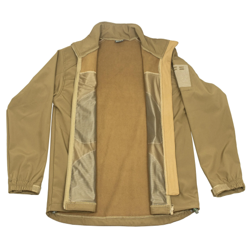 TAILOR КУРТКА SOFTSHELL З ЛИПУЧКАМИ ДЛЯ ШЕВРОНІВ COYOTE 44006305