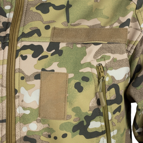 TAILOR КУРТКА SOFTSHELL З ЛИПУЧКАМИ ДЛЯ ШЕВРОНІВ MULTICAM 44006349