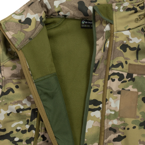 TAILOR КУРТКА SOFTSHELL З ЛИПУЧКАМИ ДЛЯ ШЕВРОНІВ MULTICAM 44006349