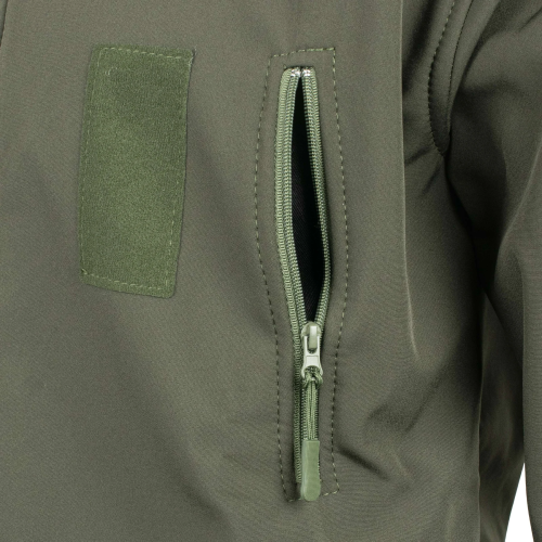TAILOR КУРТКА SOFTSHELL С ЛИПУЧКАМИ ДЛЯ ШЕВРОНОВ OLIVE 44006301
