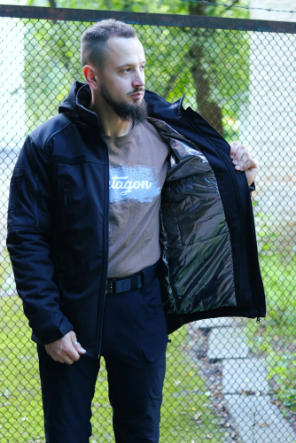 TAILOR КУРТКА ПОЛІЦІЯ SOFTSHELL MAX-HEAT BLACK 44866202