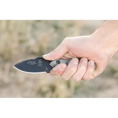 TOPS KNIVES НОЖ JOINT AGGRAVATION CONTROL GREY IRAQ-JAC-01