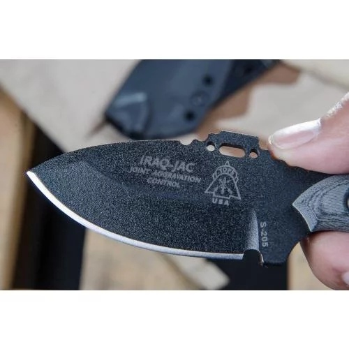 TOPS KNIVES НОЖ JOINT AGGRAVATION CONTROL GREY IRAQ-JAC-01