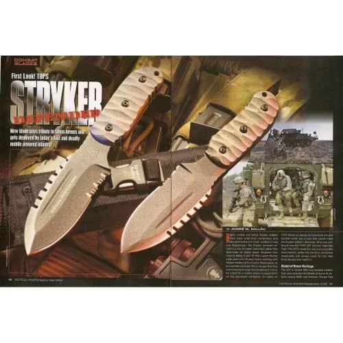 TOPS KNIVES НОЖ STRYKER DEFENDER TOOL BLACK DEFT-01