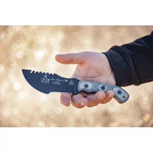 TOPS KNIVES НОЖ TOM BROWN TRACKER 2 BLACK TBT-020