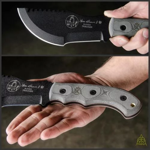 TOPS KNIVES НОЖ TOM BROWN TRACKER 1 GREY TBT-010