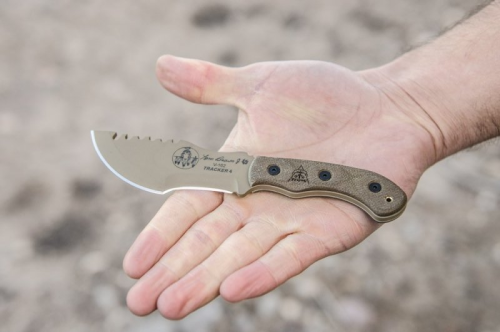 TOPS KNIVES НОЖ TOM BROWN TRACKER 4 MINI COYOTE TAN TBT04-TAN