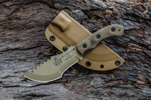 TOPS KNIVES НОЖ TOM BROWN TRACKER 4 MINI COYOTE TAN TBT04-TAN