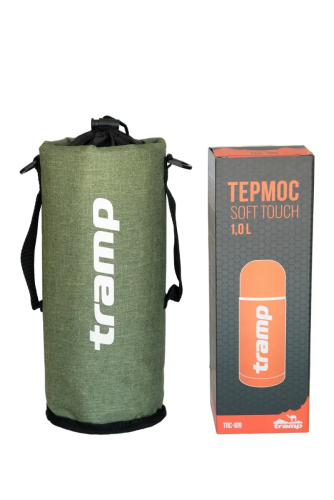 TRAMP ТЕРМОЧЕХОЛ ДЛЯ ТЕРМОСА SOFT TOUCH 1Л OLIVE 27948