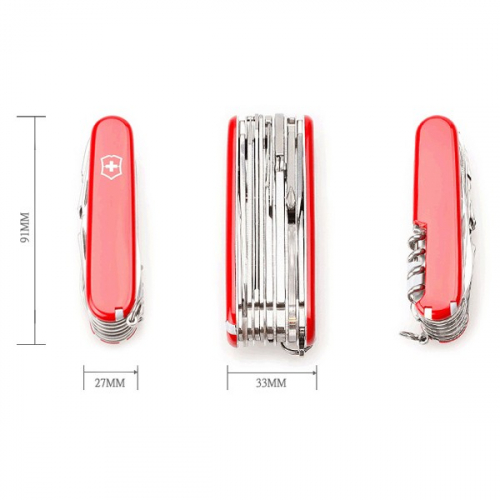 VICTORINOX НОЖ СКЛАДНОЙ SWISSCHAMP КРАСНЫЙ