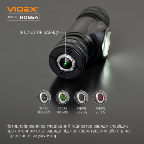 VIDEX НАЛОБНИЙ ЛІХТАР VLF-H065A 26657