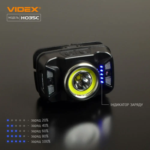 VIDEX НАЛОБНИЙ ЛІХТАР VLF H035C 26656
