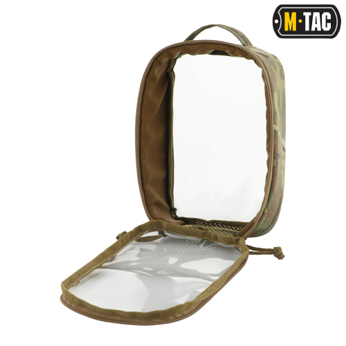 M-TAC ОРГАНАЙЗЕР УТИЛІТАРНИЙ ПРОЗОРИЙ ELITE SMALL (22Х14 СМ) MULTICAM