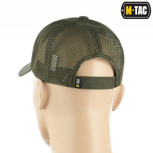 M-TAC БЕЙСБОЛКА З СІТКОЮ FLEX РІП-СТОП ARMY OLIVE