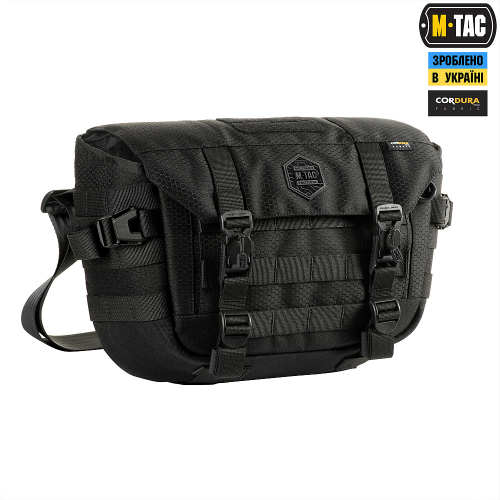 M-TAC СУМКА MESSENGER BAG ELITE HEX BLACK